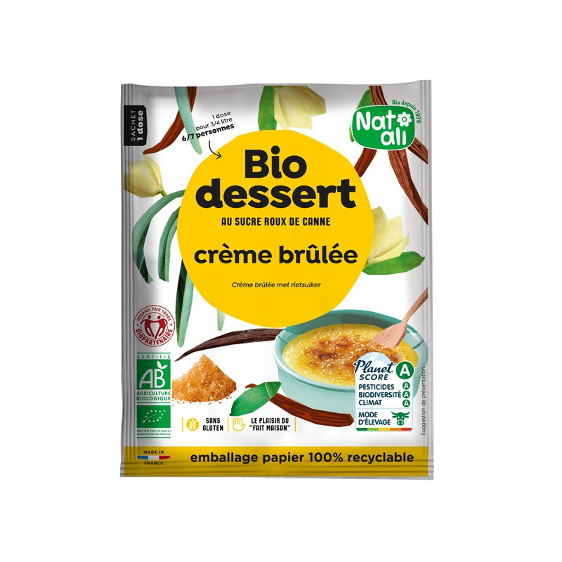 Crème brûlée 80g (6 personnes)