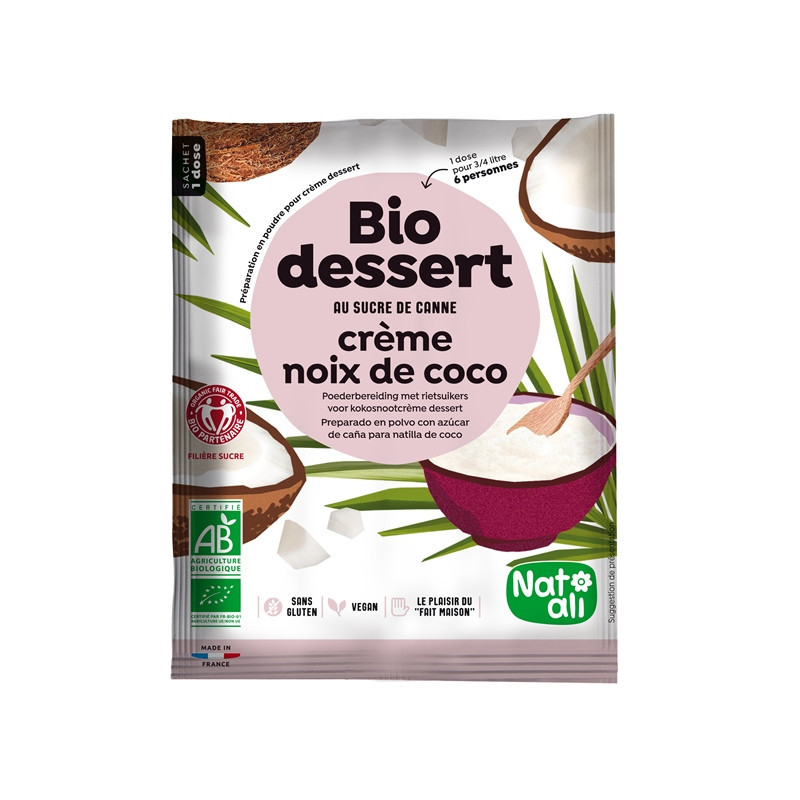 Crème noix de coco 60g (6 personnes)