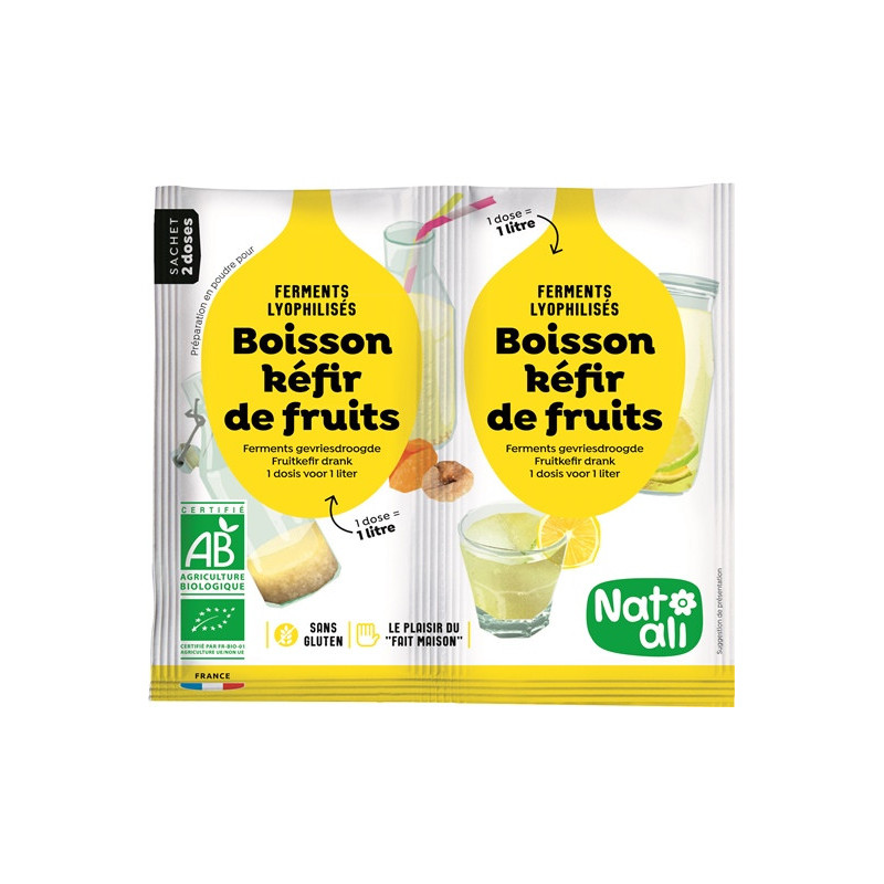 Boisson kéfir de fruits 2 x 5g