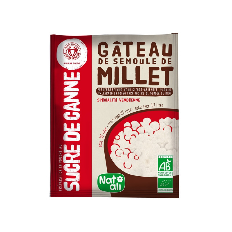 Gâteau de semoule de millet 1/2l