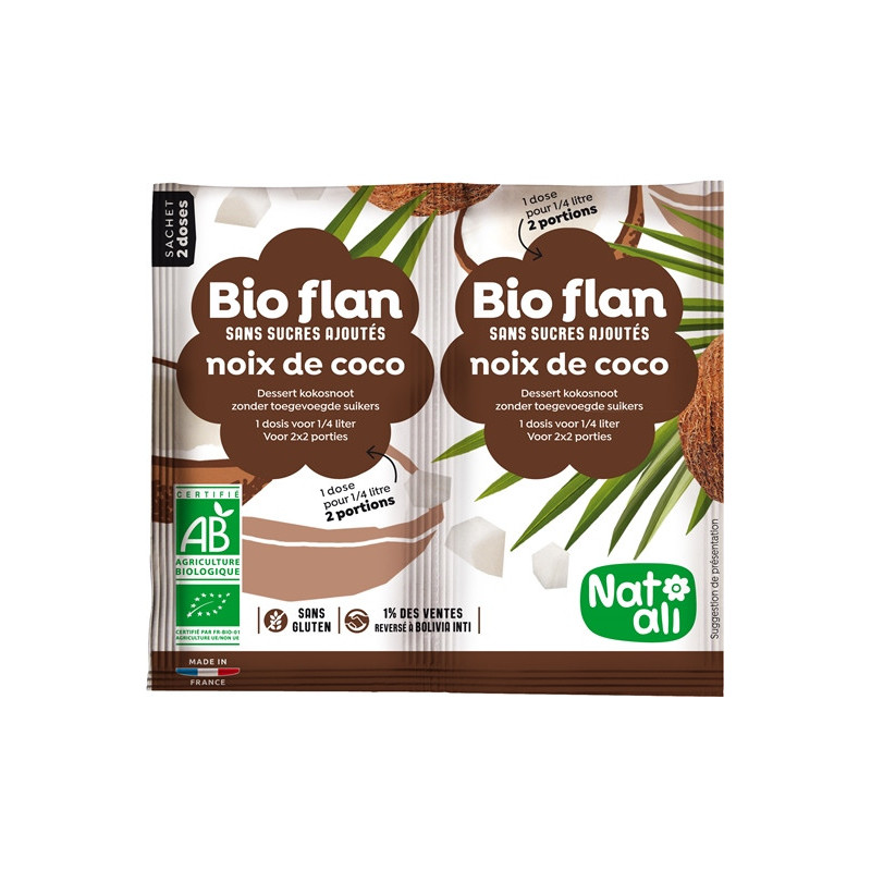 Bioflan noix de coco 2 x 1/4l