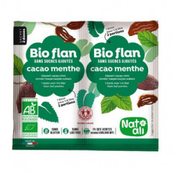 Bioflan chocolat-menthe 2 x...