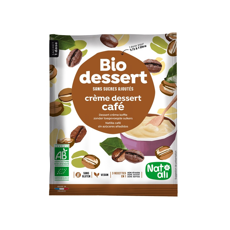 Biocrème café sachet de 45g 1/2l