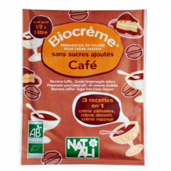 Biocrème café sachet de 45g 1/2l