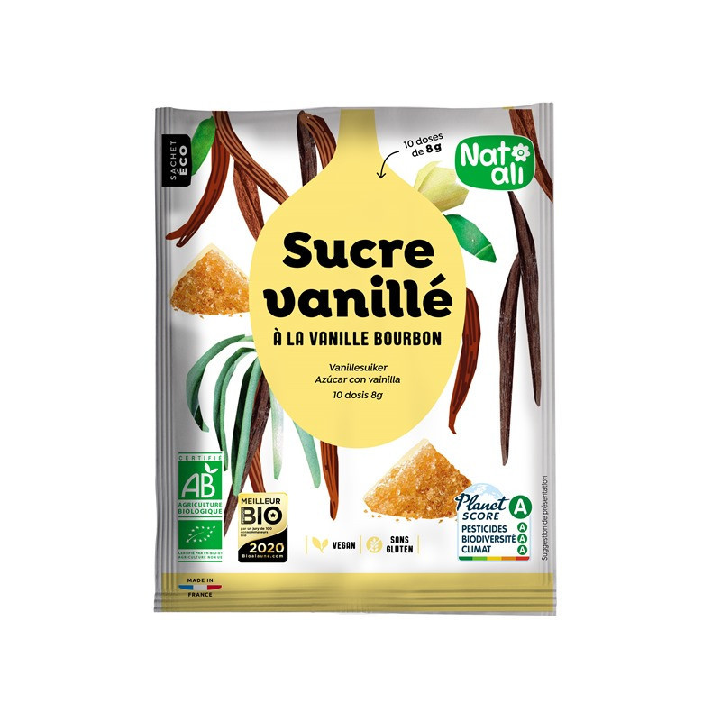 Sucre vanillé sachet 80g