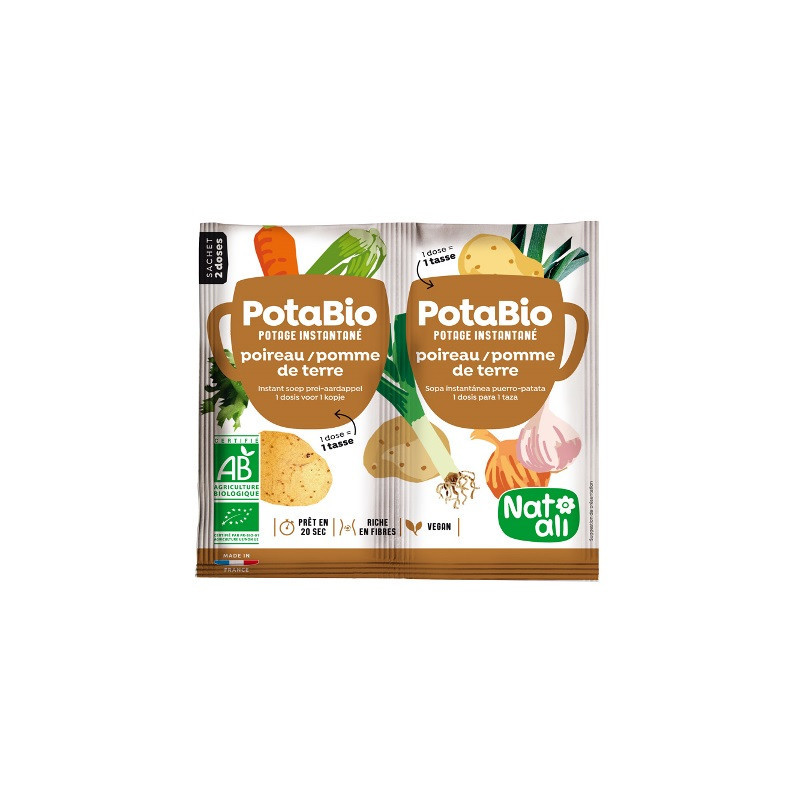 Potabio poireau/pomme de terre sachet 2 doses