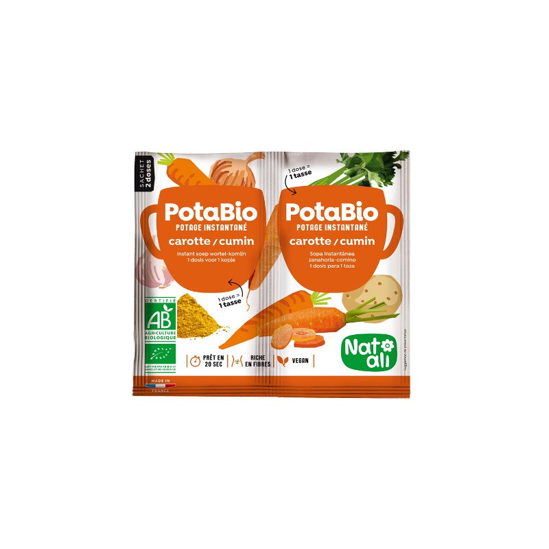 Potabio carotte au cumin sachet 2 doses