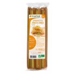 Pâte spaghetti 3 couleurs 500g