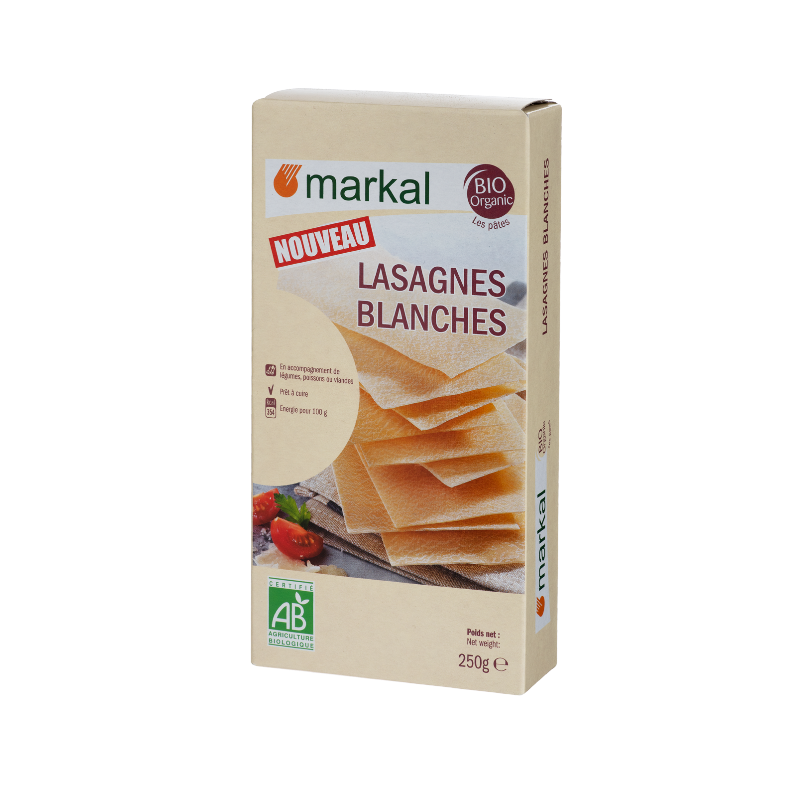 Pâte lasagne blanche 250g