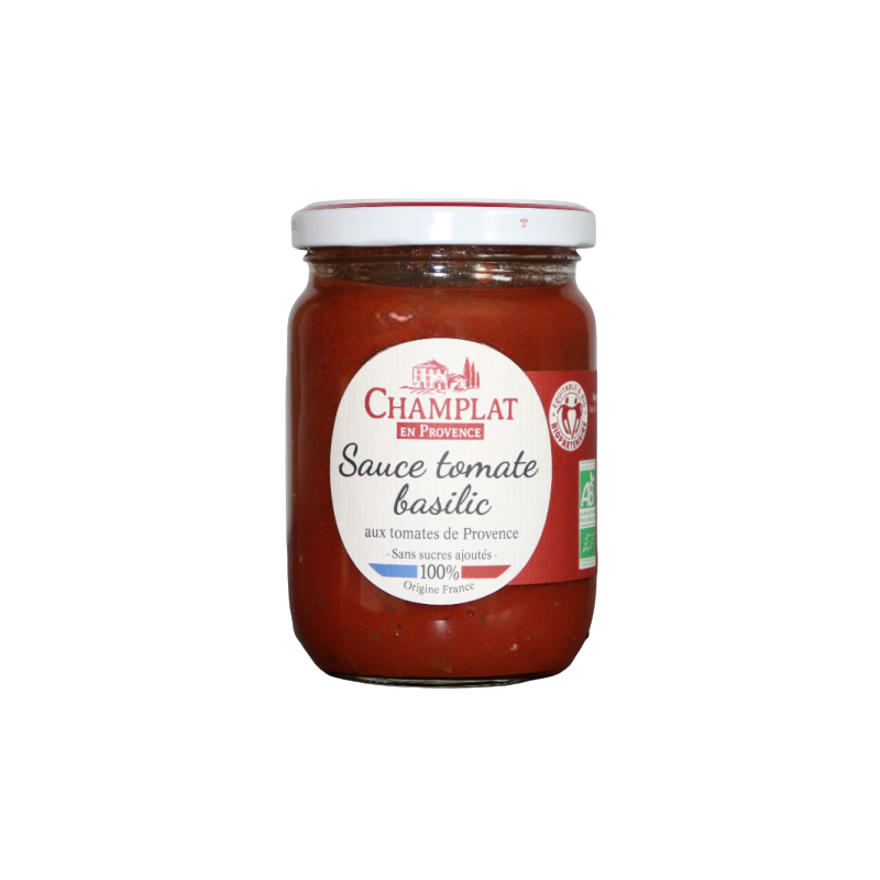 Sauce tomate basilic 96% Biopartenaire France 240g