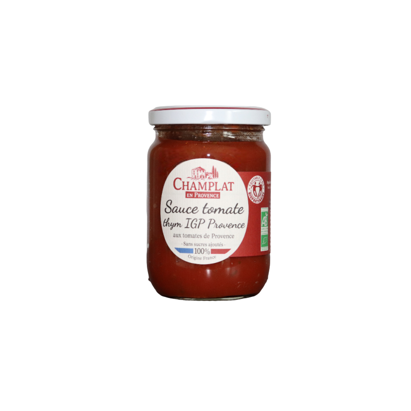 Sauce tomate thym 96% Biopartenaire France 240g