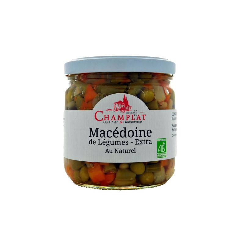 Macédoine de légumes extra au naturel 240g  (Poids Net Égoutté)