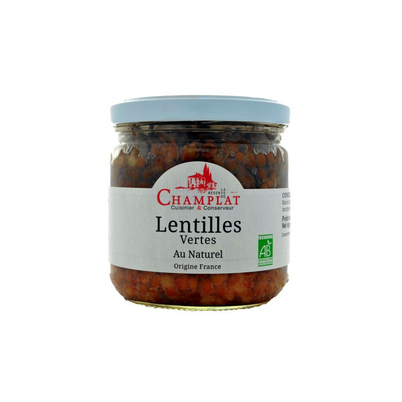 Lentilles vertes au naturel 240g (PNE)