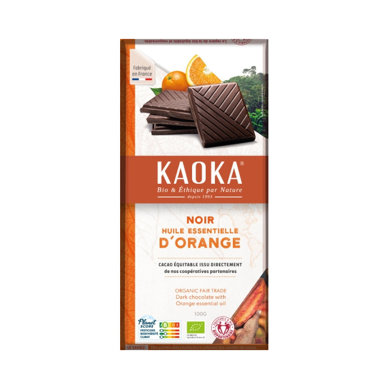 Chocolat noir 55% orange 100g