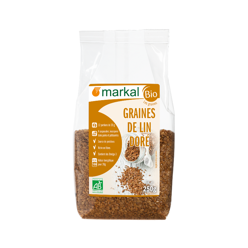 Graines de lin doré 250g