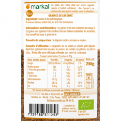 Graines de lin doré 250g