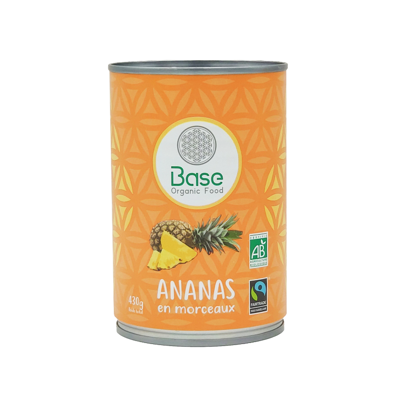 Ananas Morceaux Commerce Equitable 210g