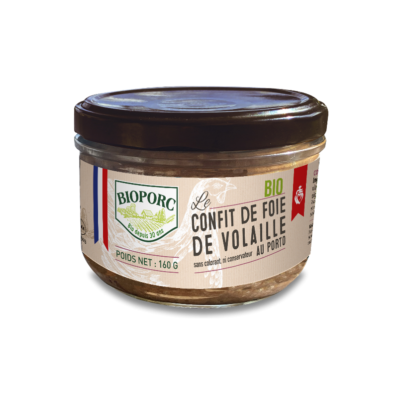 Confit de foies de volaille au porto 160g