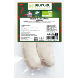 Boudin blanc nature x2, 200g