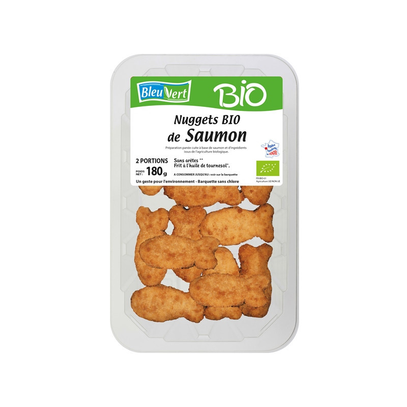 Nuggets de saumon pour 2 portions, 180g