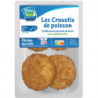 Croustis de poisson, cabillaud MSC panure Bio 4x50g