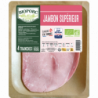 Jambon supérieur découenné-dégraissé x4, 160g