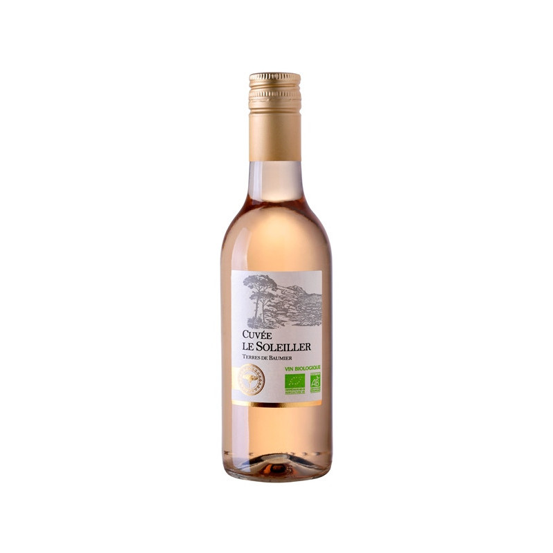 Vin rosé Vin de France 25cl, bouchon à vis, Le Soleiller