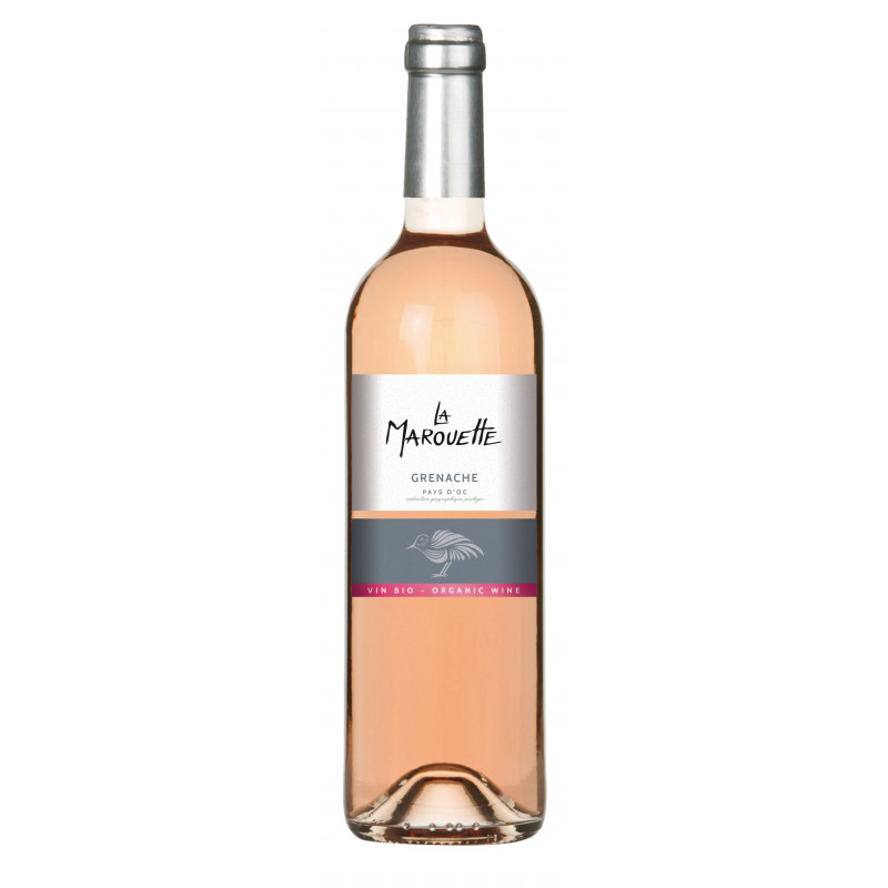 Vin rosé IGP Pays d'OC La Marouette Grenache 75cl