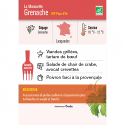 Vin rosé IGP Pays d'OC La Marouette Grenache 75cl