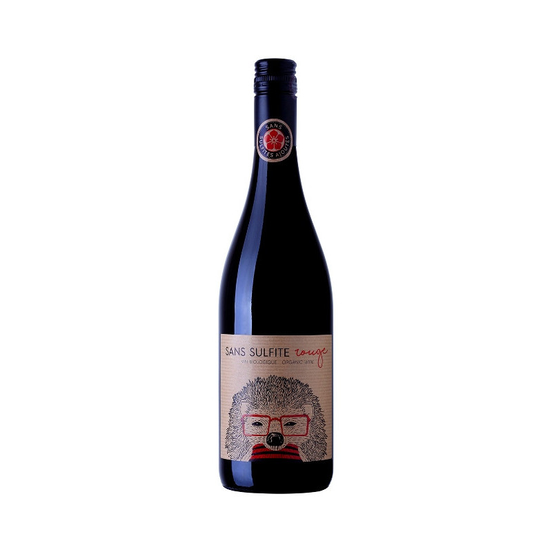 Vin rouge Vin de France Hérisson Sans Sulfites Ajoutés 75cl