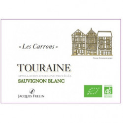 Vin blanc AOP Touraine Sauvignon Les carrons" 75cl"