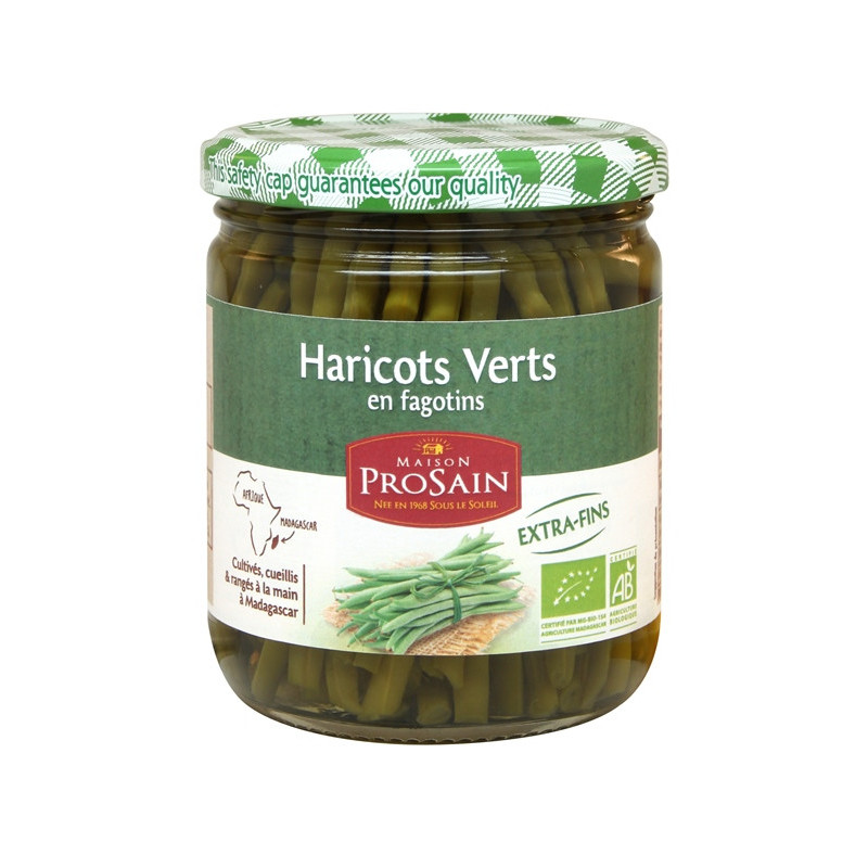 Haricots verts extra fins en fagotins 220g (PNE)