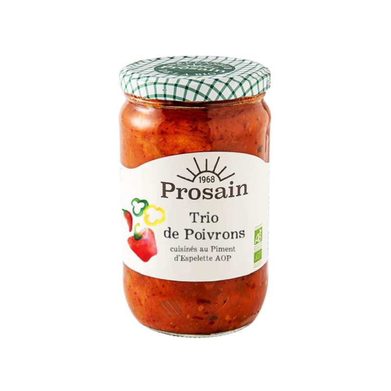 Trio de Poivrons au piment dEspelette AOP 650g