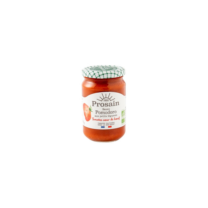 Sauce Pomodoro 295g, tomate coeur de boeuf du Sud Ouest, cuisinée petits légumes