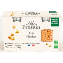 Pois chiches 2x120g (PNE), 100% France, mini format