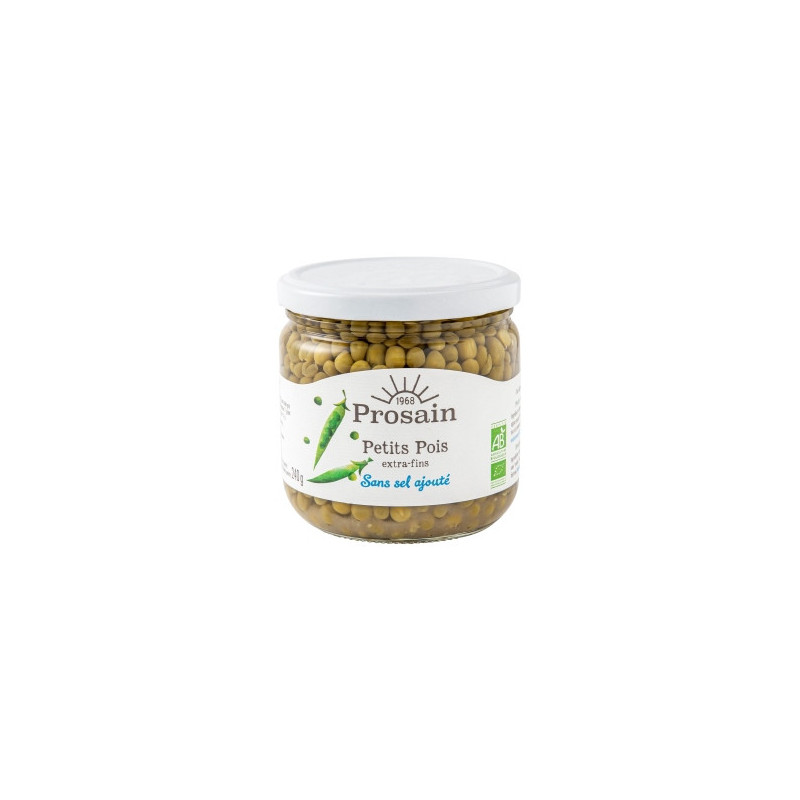 Petits pois extra fins sans sel ajouté 240g (PNE)