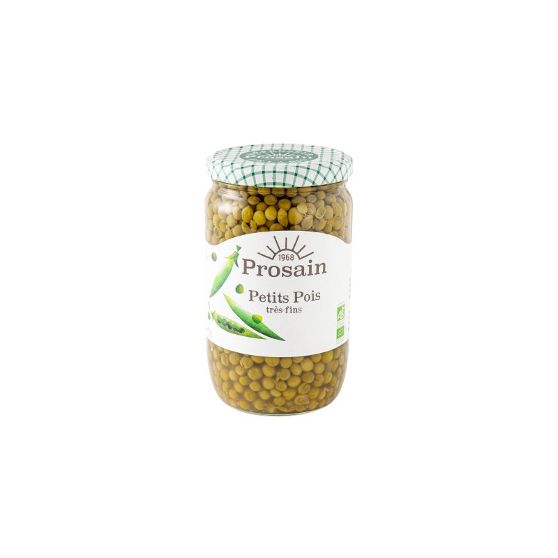 Petits pois très fins préparés 445g (PNE)