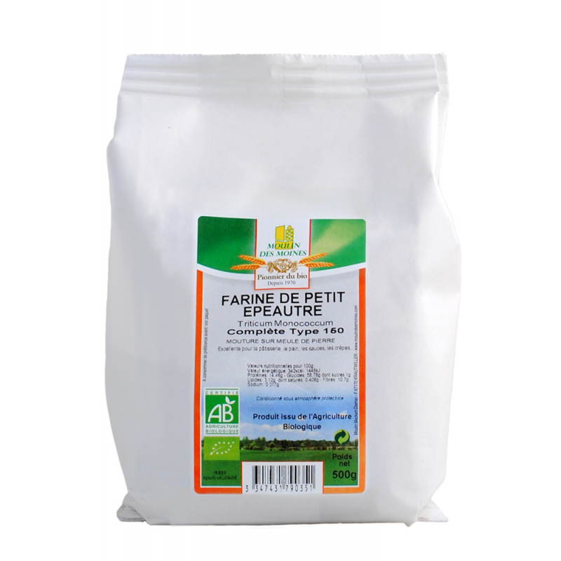 Farine de petit épeautre complète (extraction 98%) T150 500g