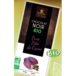 Pure pâte de fèves de cacao...