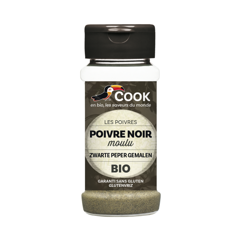 Poivre noir moulu Biopartenaire 45g