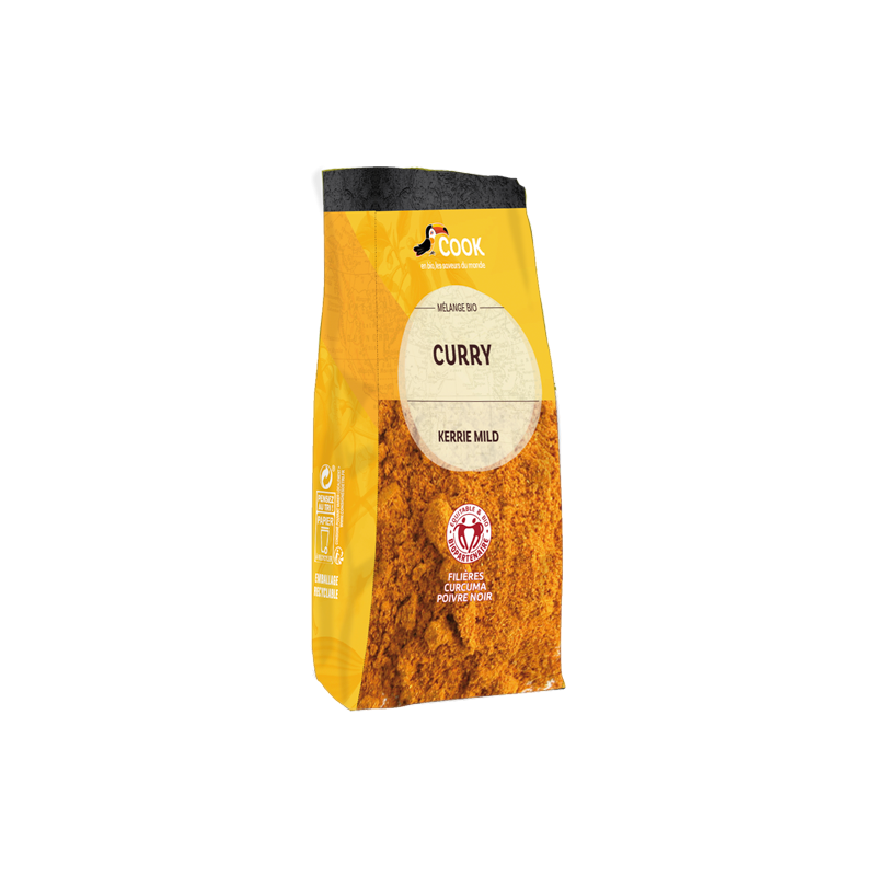 Curry, sachet coussin 500g