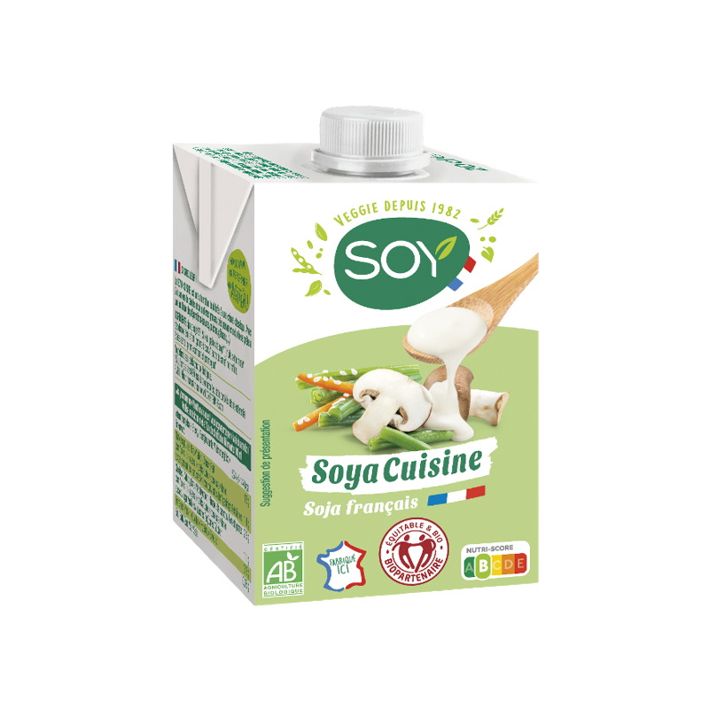 Soya cuisine briquette 20cl, lot de 3