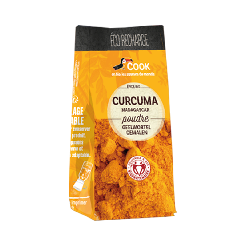 Curcuma en poudre - éco recharge 35g