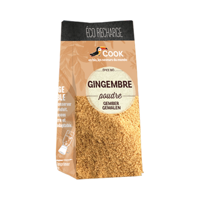 Gingembre en poudre  -  éco recharge 30g