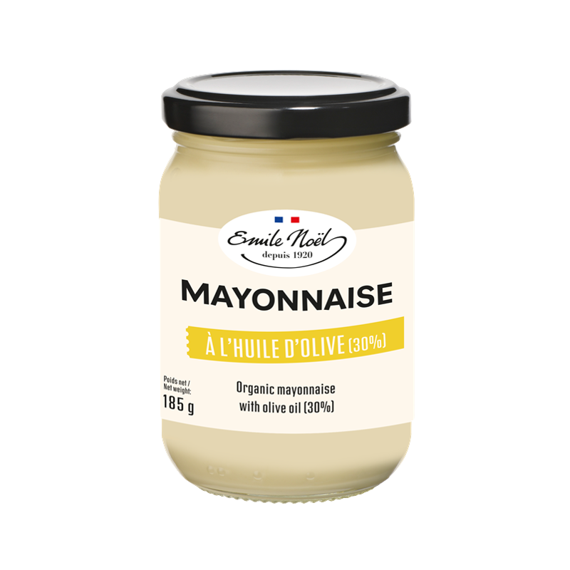 Mayonnaise nature à l'huile d'olive bio 185g