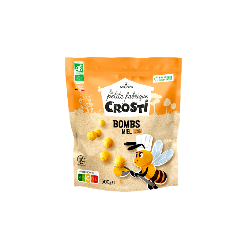 Crosti bombs miel sans gluten 300g