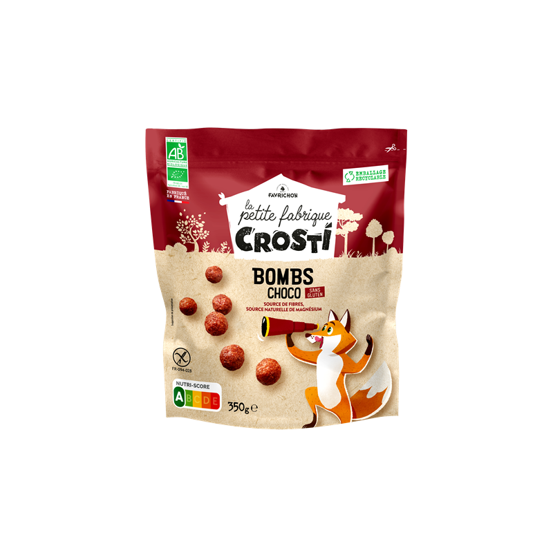 Crosti bombs choco, sans gluten 350g