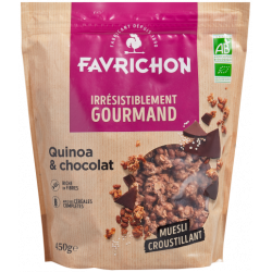 Muesli croustillant quinoa chocolat, sans huile de palme, 450g