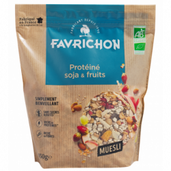 Muesli protéiné soja et fruits 450g