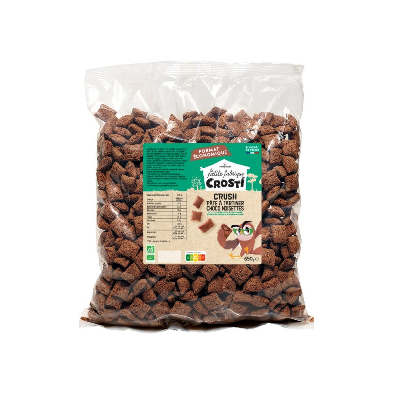 Crosti crush pâte à tartiner choco noisette 650g